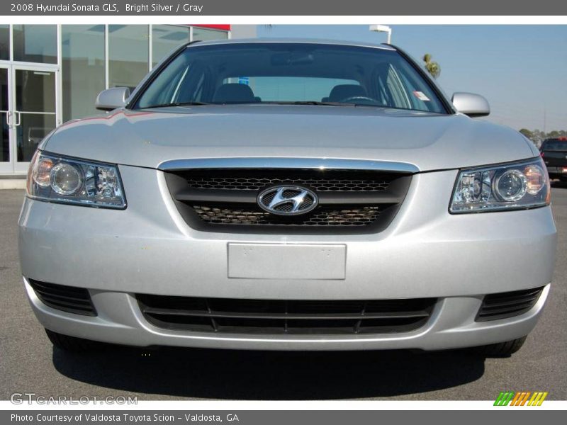 Bright Silver / Gray 2008 Hyundai Sonata GLS