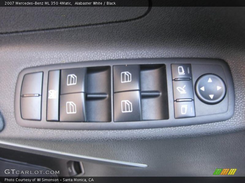 Alabaster White / Black 2007 Mercedes-Benz ML 350 4Matic