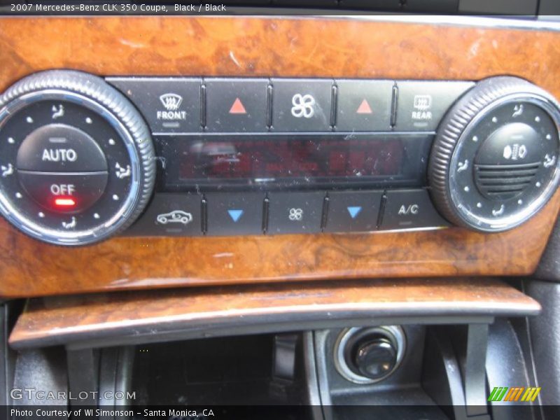 Black / Black 2007 Mercedes-Benz CLK 350 Coupe