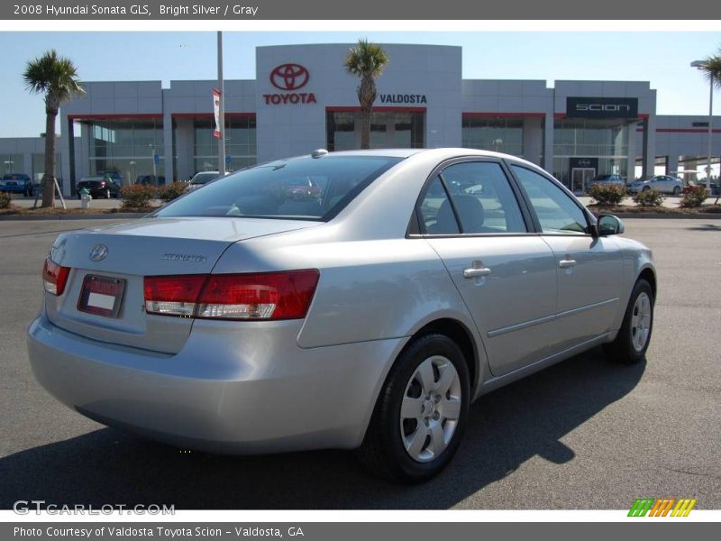 Bright Silver / Gray 2008 Hyundai Sonata GLS