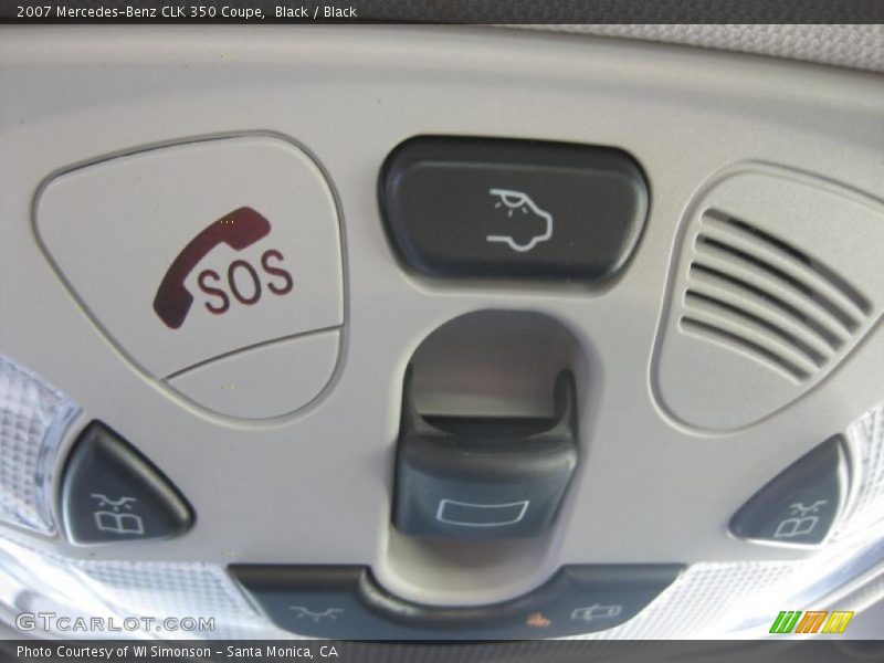 Black / Black 2007 Mercedes-Benz CLK 350 Coupe