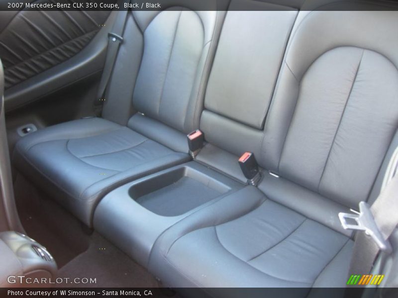 Black / Black 2007 Mercedes-Benz CLK 350 Coupe