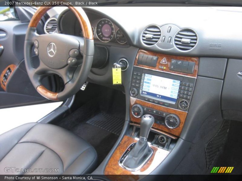 Black / Black 2007 Mercedes-Benz CLK 350 Coupe