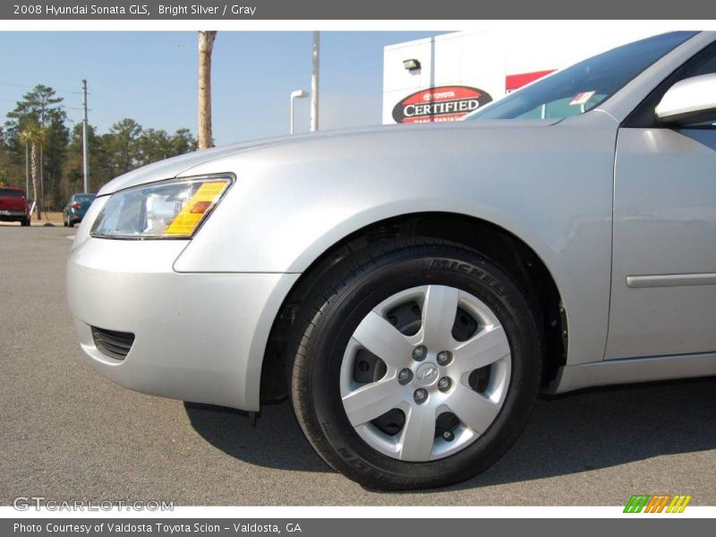 Bright Silver / Gray 2008 Hyundai Sonata GLS