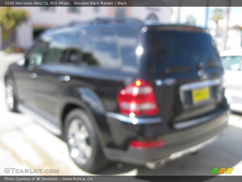 Obsidian Black Metallic / Black 2008 Mercedes-Benz GL 450 4Matic