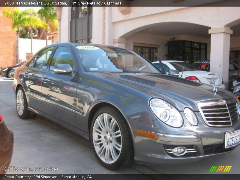 Flint Grey Metallic / Cashmere 2008 Mercedes-Benz E 350 Sedan