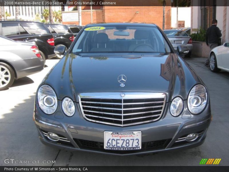 Flint Grey Metallic / Cashmere 2008 Mercedes-Benz E 350 Sedan