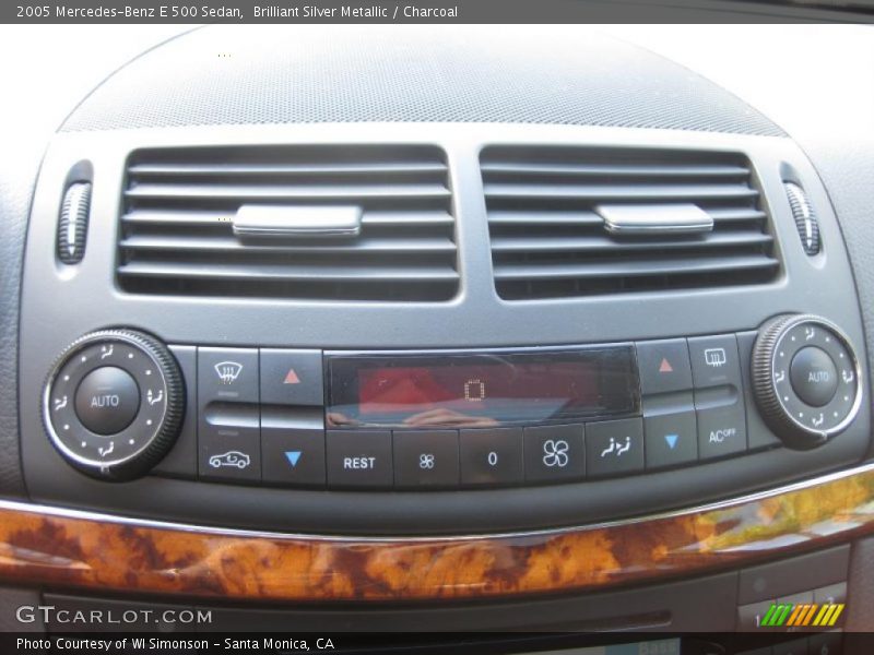 Brilliant Silver Metallic / Charcoal 2005 Mercedes-Benz E 500 Sedan