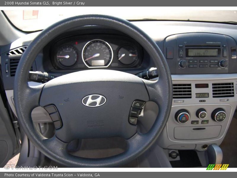 Bright Silver / Gray 2008 Hyundai Sonata GLS