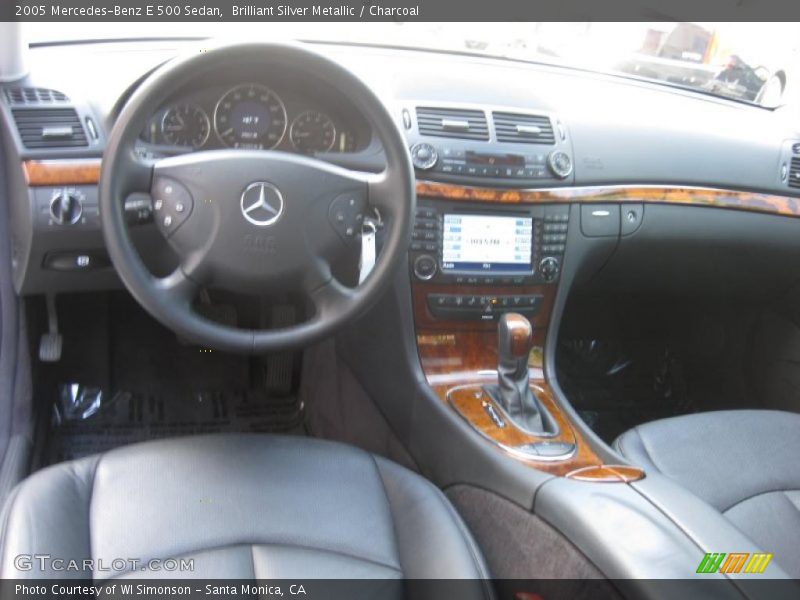 Brilliant Silver Metallic / Charcoal 2005 Mercedes-Benz E 500 Sedan
