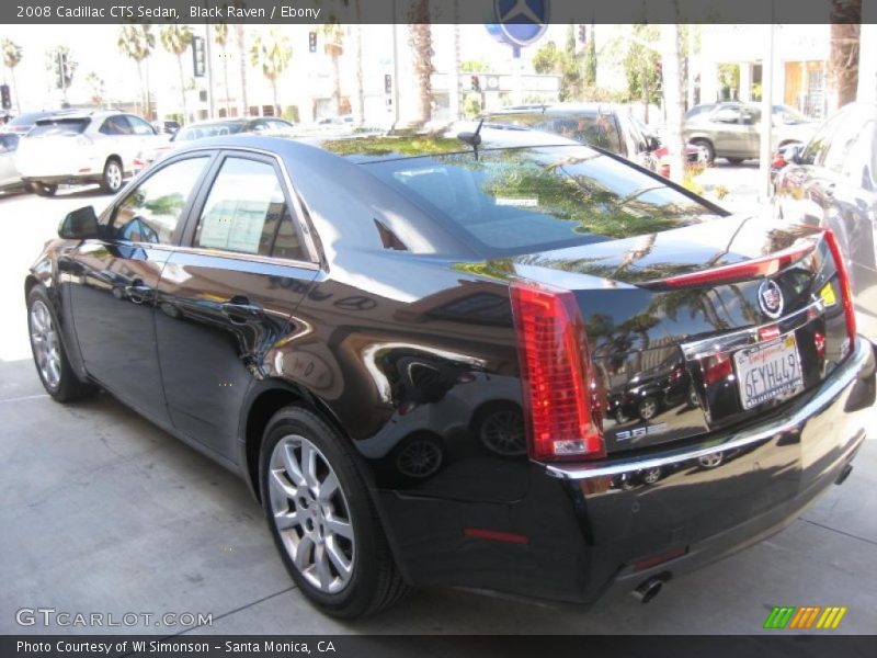 Black Raven / Ebony 2008 Cadillac CTS Sedan