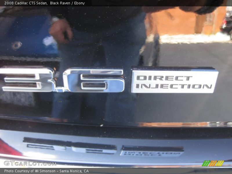 Black Raven / Ebony 2008 Cadillac CTS Sedan