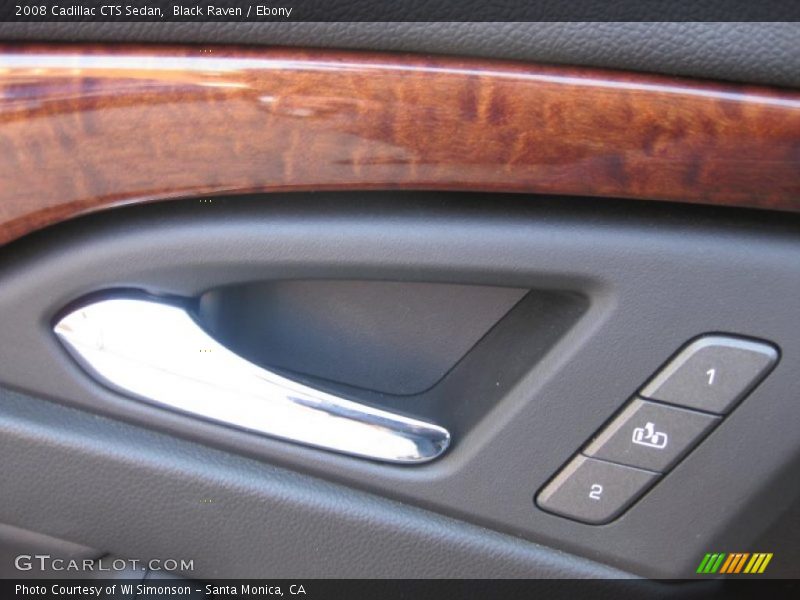 Black Raven / Ebony 2008 Cadillac CTS Sedan