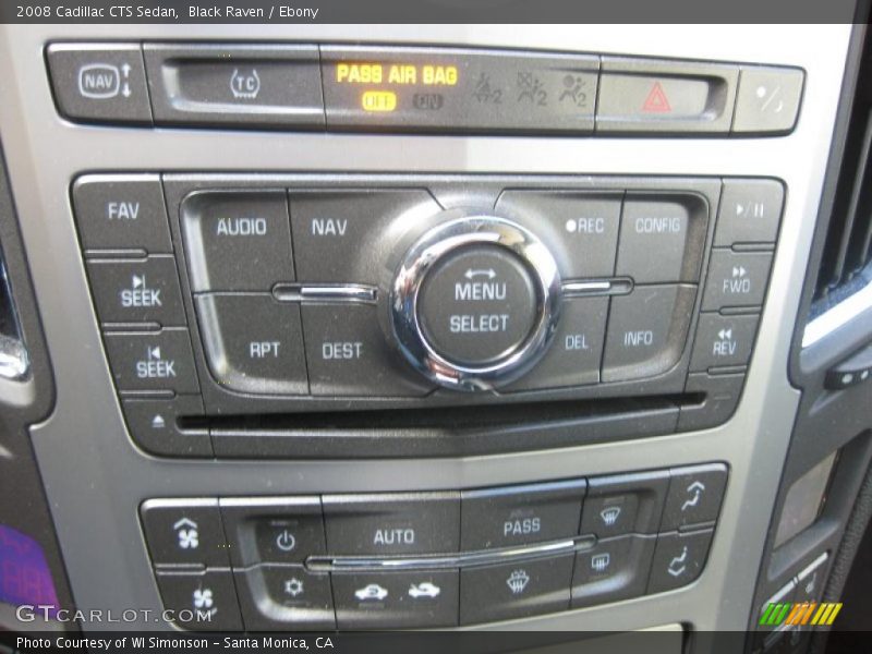 Black Raven / Ebony 2008 Cadillac CTS Sedan