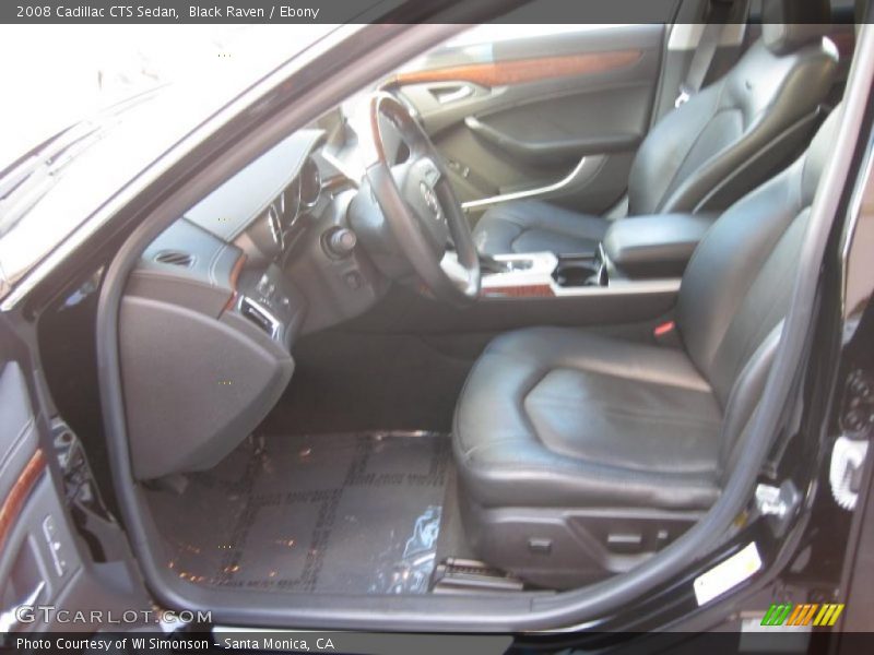 Black Raven / Ebony 2008 Cadillac CTS Sedan