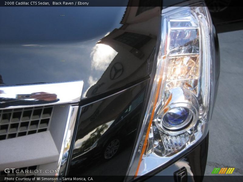 Black Raven / Ebony 2008 Cadillac CTS Sedan