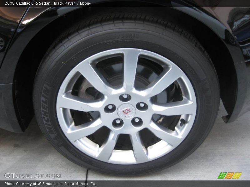 Black Raven / Ebony 2008 Cadillac CTS Sedan