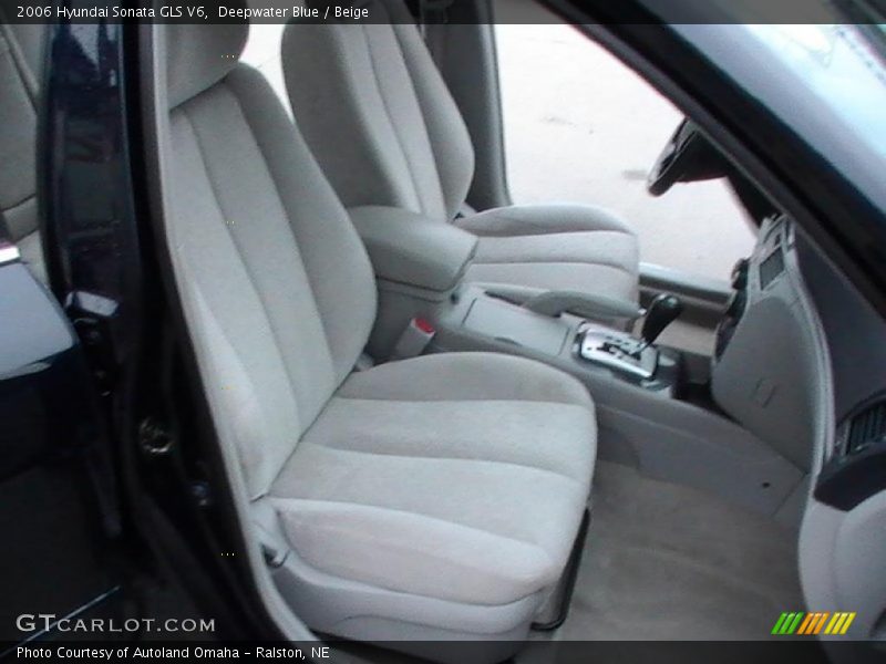 Deepwater Blue / Beige 2006 Hyundai Sonata GLS V6