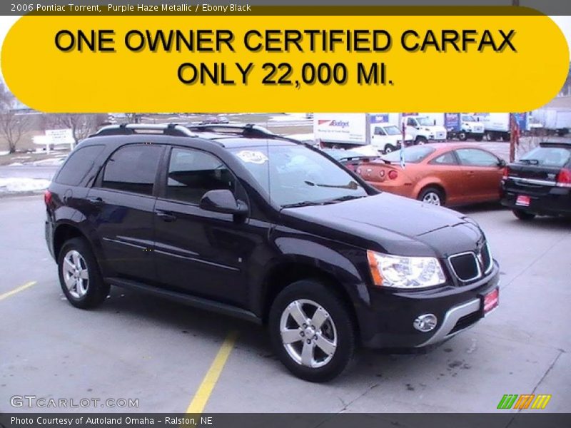Purple Haze Metallic / Ebony Black 2006 Pontiac Torrent