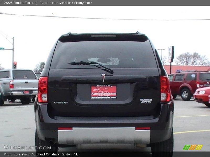 Purple Haze Metallic / Ebony Black 2006 Pontiac Torrent