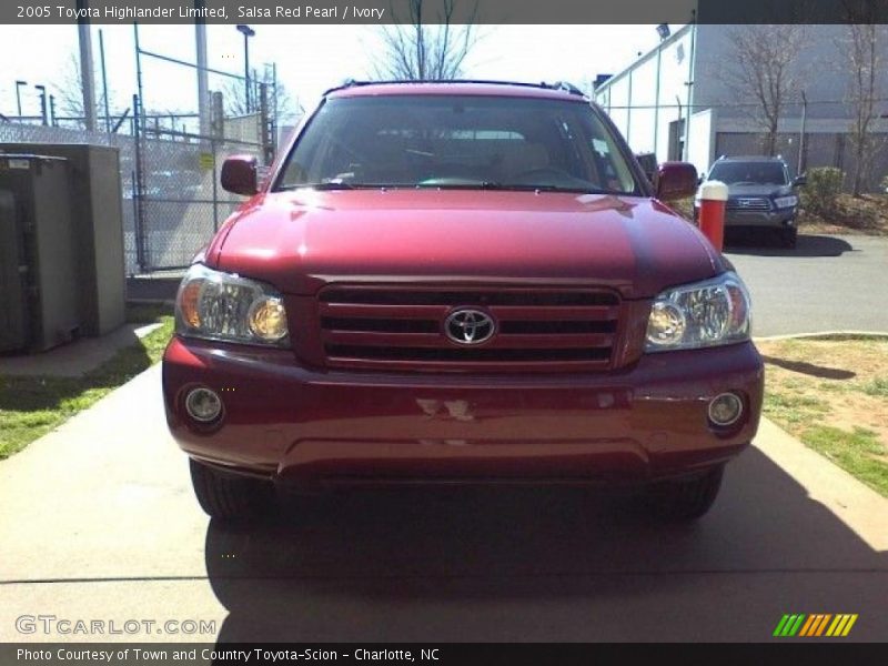 Salsa Red Pearl / Ivory 2005 Toyota Highlander Limited