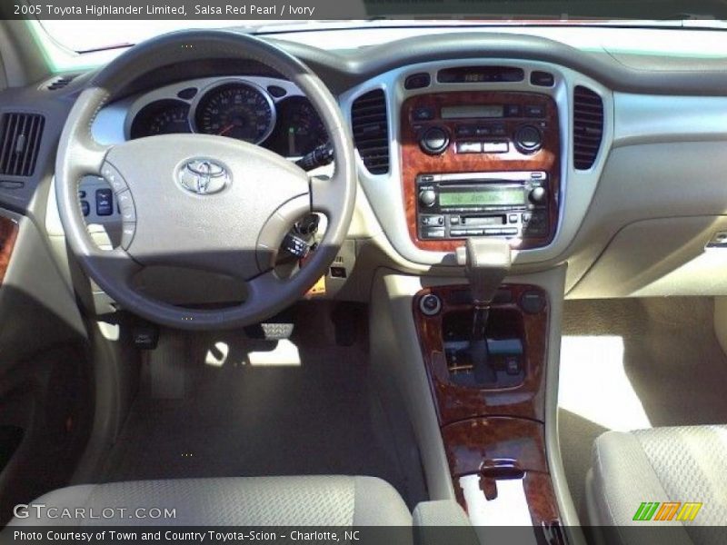 Salsa Red Pearl / Ivory 2005 Toyota Highlander Limited