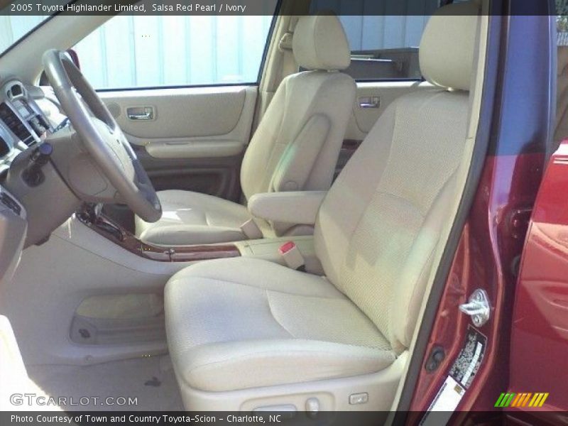 Salsa Red Pearl / Ivory 2005 Toyota Highlander Limited
