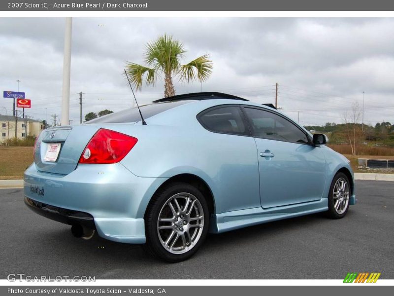 Azure Blue Pearl / Dark Charcoal 2007 Scion tC