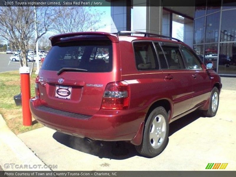 Salsa Red Pearl / Ivory 2005 Toyota Highlander Limited