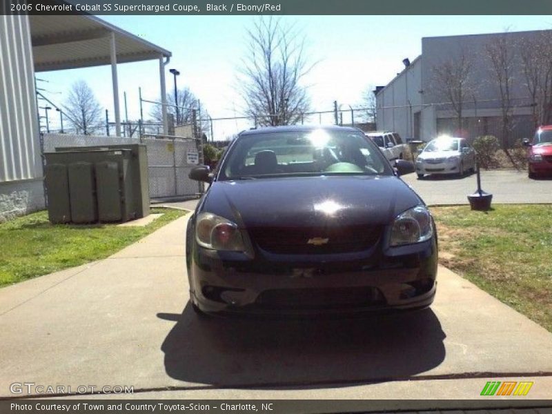 Black / Ebony/Red 2006 Chevrolet Cobalt SS Supercharged Coupe