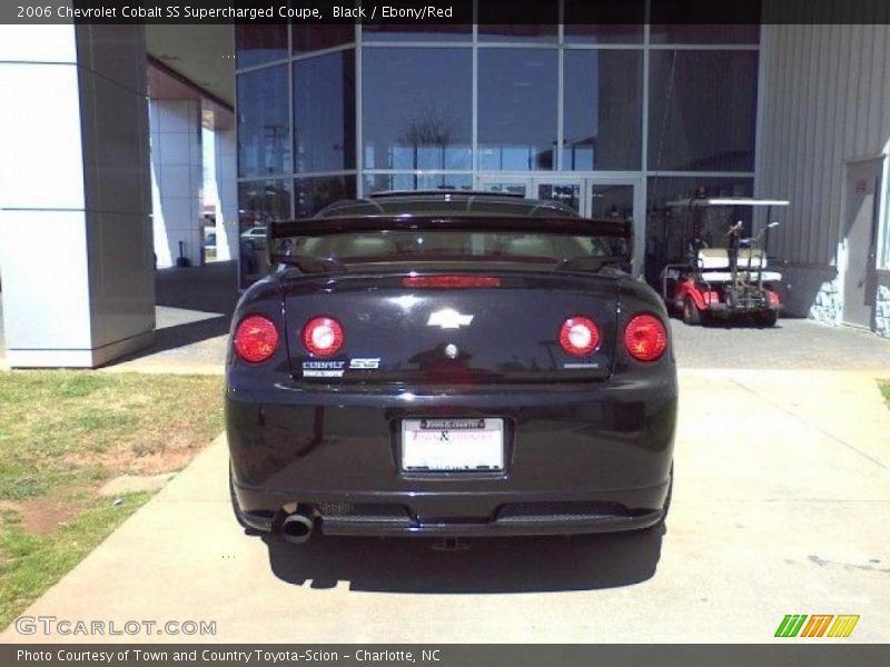 Black / Ebony/Red 2006 Chevrolet Cobalt SS Supercharged Coupe