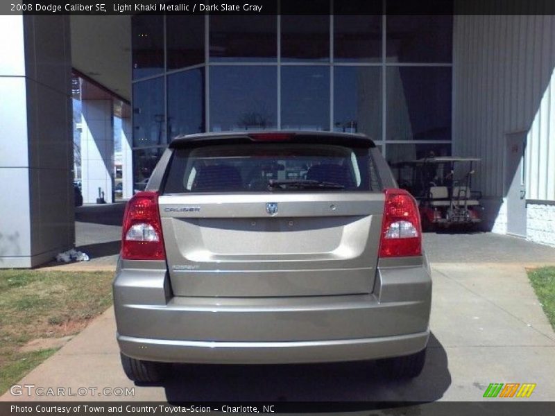 Light Khaki Metallic / Dark Slate Gray 2008 Dodge Caliber SE
