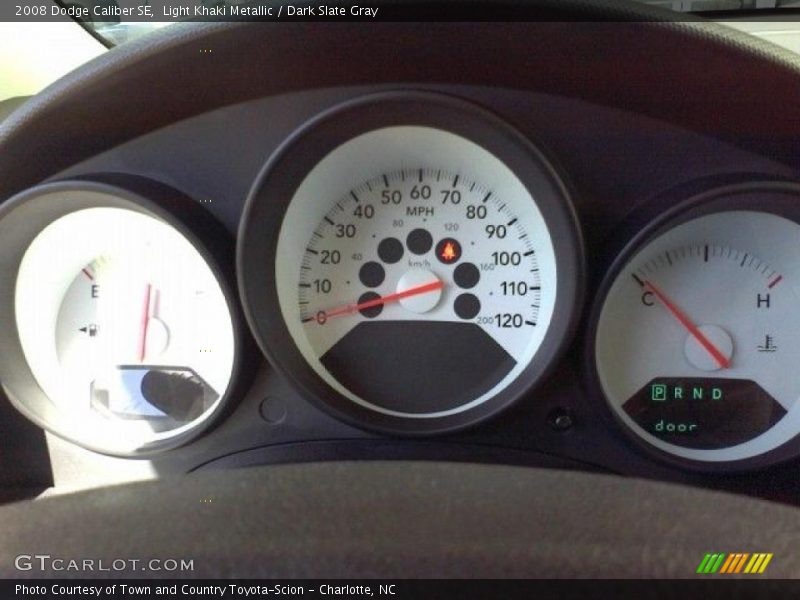 Light Khaki Metallic / Dark Slate Gray 2008 Dodge Caliber SE