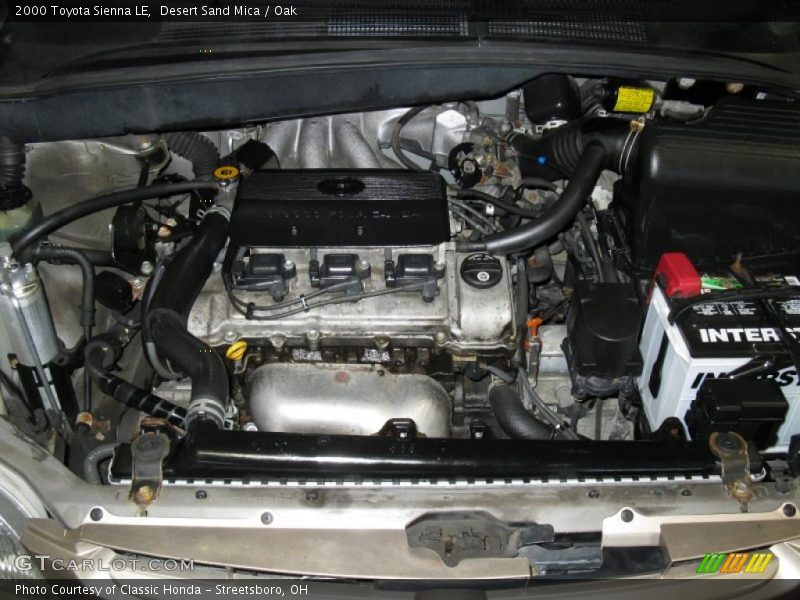 Desert Sand Mica / Oak 2000 Toyota Sienna LE