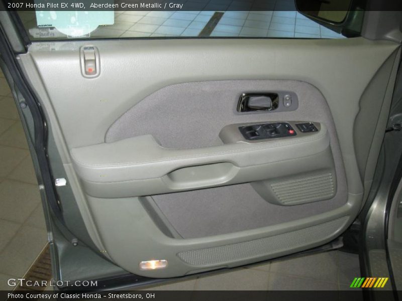 Aberdeen Green Metallic / Gray 2007 Honda Pilot EX 4WD