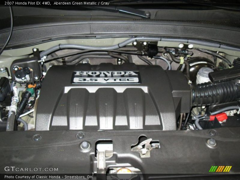 Aberdeen Green Metallic / Gray 2007 Honda Pilot EX 4WD
