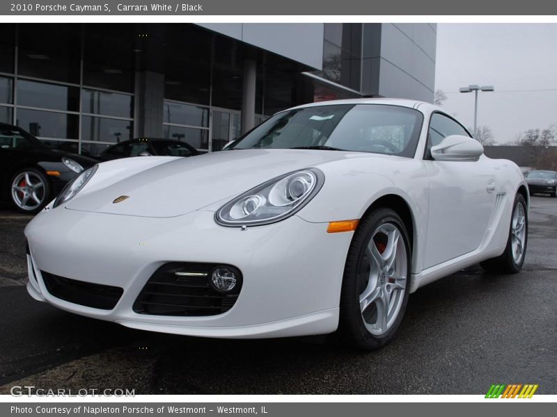 Carrara White / Black 2010 Porsche Cayman S