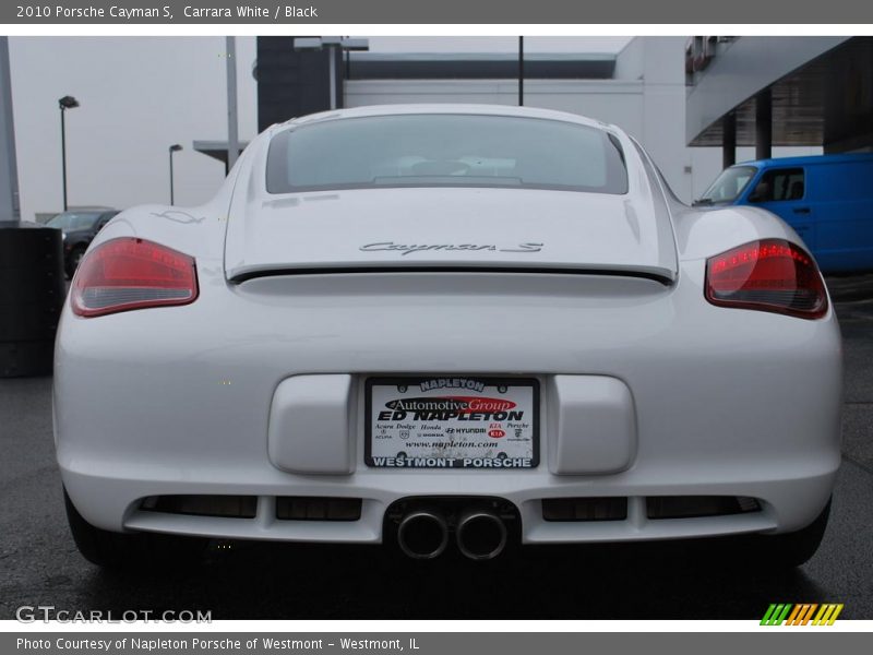 Carrara White / Black 2010 Porsche Cayman S