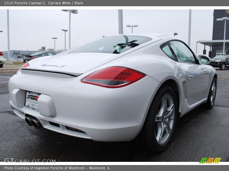 Carrara White / Black 2010 Porsche Cayman S
