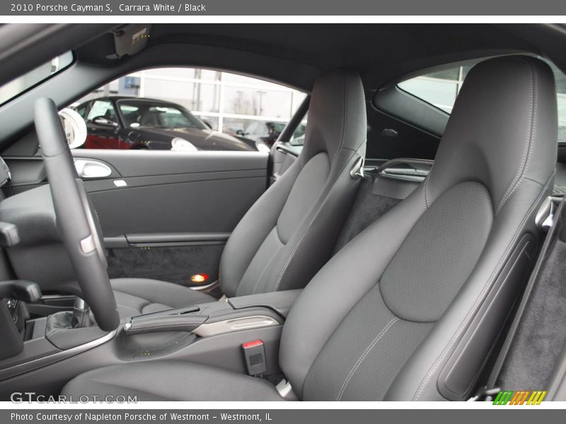 Carrara White / Black 2010 Porsche Cayman S
