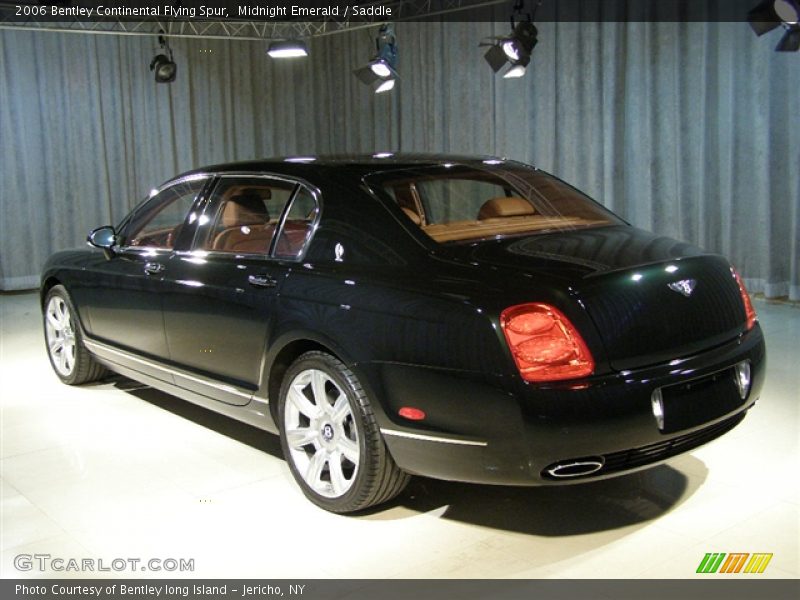 Midnight Emerald / Saddle 2006 Bentley Continental Flying Spur