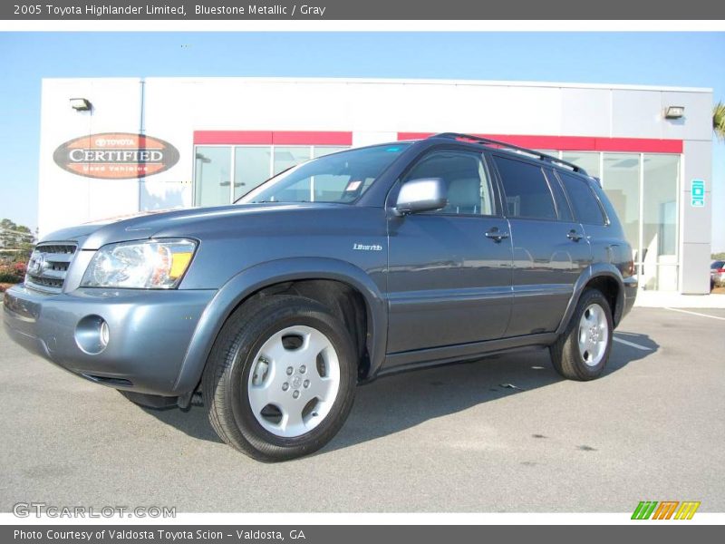 Bluestone Metallic / Gray 2005 Toyota Highlander Limited