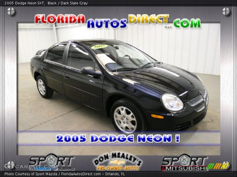 Black / Dark Slate Gray 2005 Dodge Neon SXT