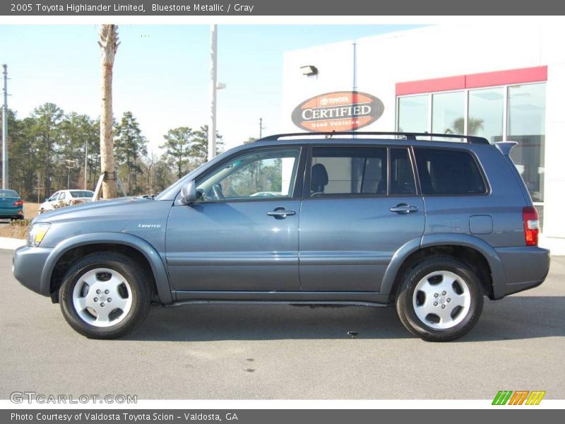 Bluestone Metallic / Gray 2005 Toyota Highlander Limited