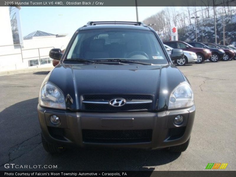 Obsidian Black / Gray 2005 Hyundai Tucson LX V6 4WD