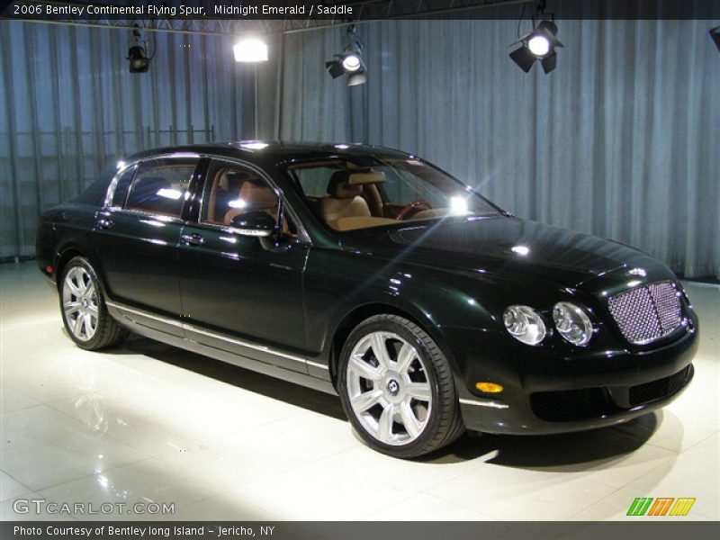 Midnight Emerald / Saddle 2006 Bentley Continental Flying Spur