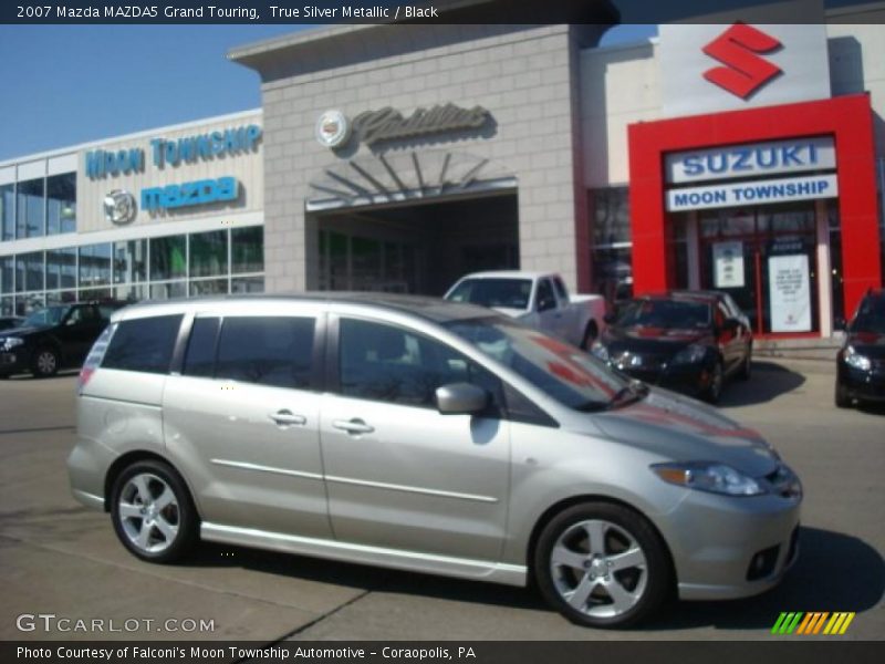 True Silver Metallic / Black 2007 Mazda MAZDA5 Grand Touring