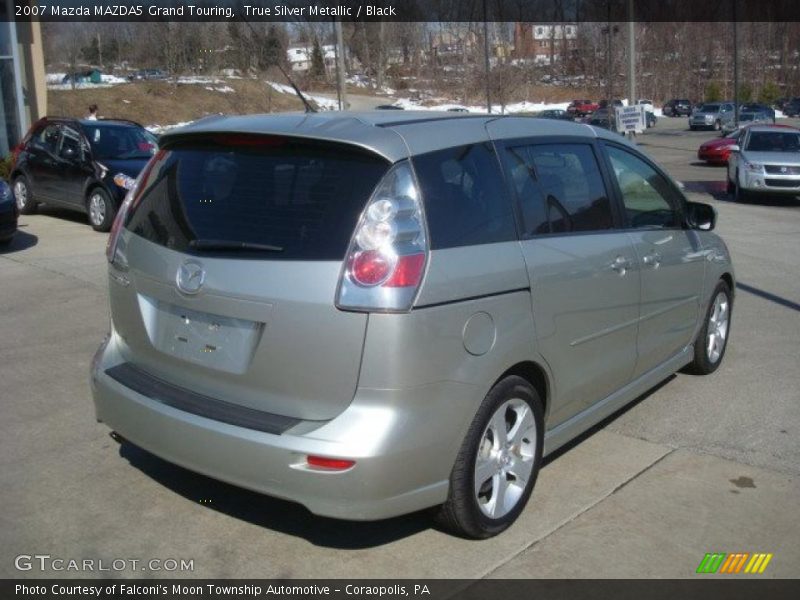 True Silver Metallic / Black 2007 Mazda MAZDA5 Grand Touring