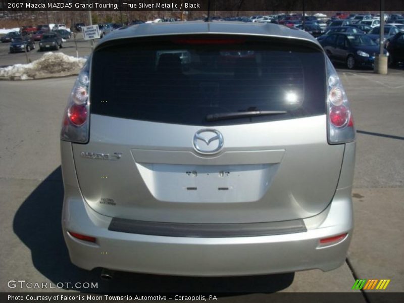 True Silver Metallic / Black 2007 Mazda MAZDA5 Grand Touring