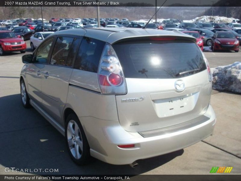 True Silver Metallic / Black 2007 Mazda MAZDA5 Grand Touring